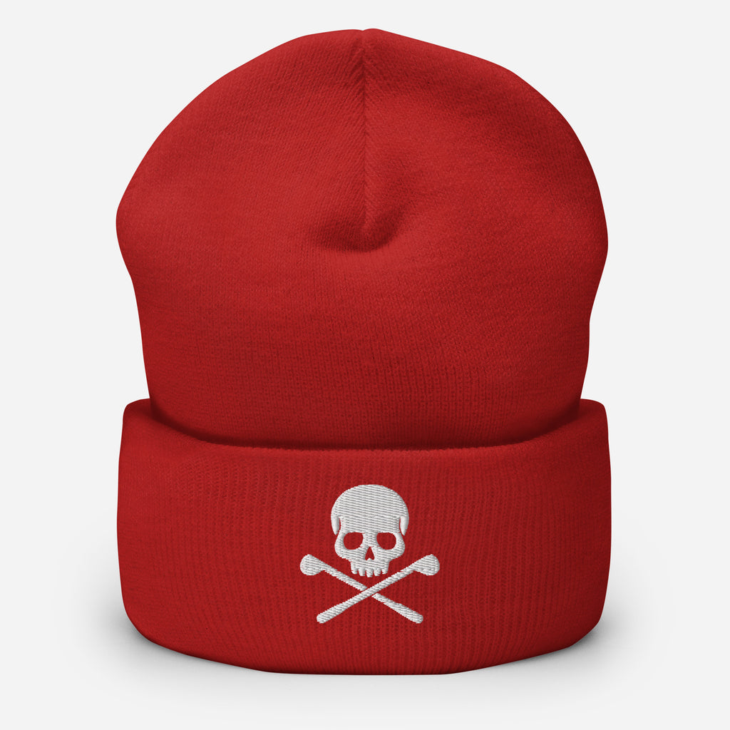 Bonnet brodé tête de mort blanche – Fairway Rebels - Fairway Rebels