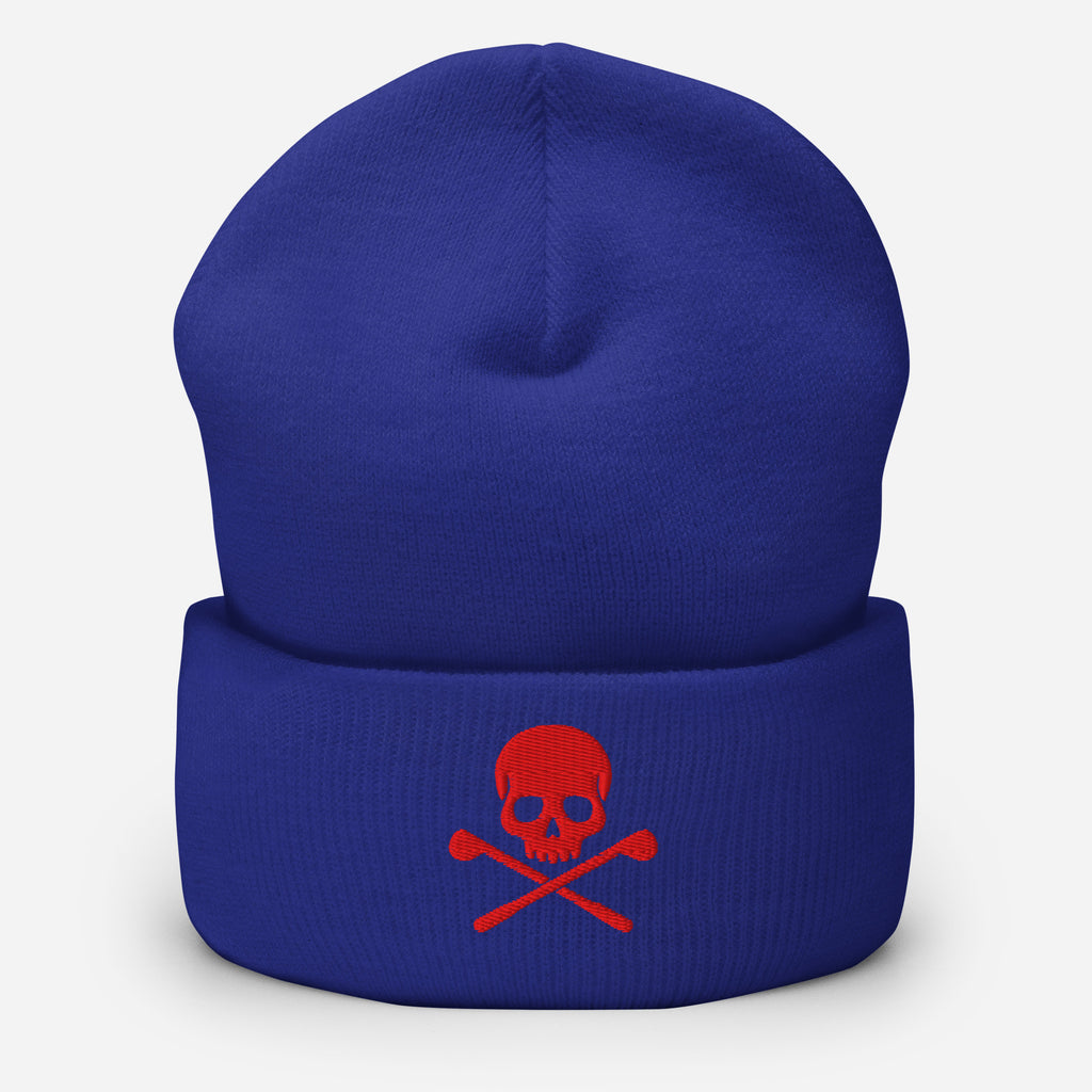 Bonnet brodé tête de mort rouge – Fairway Rebels - Fairway Rebels