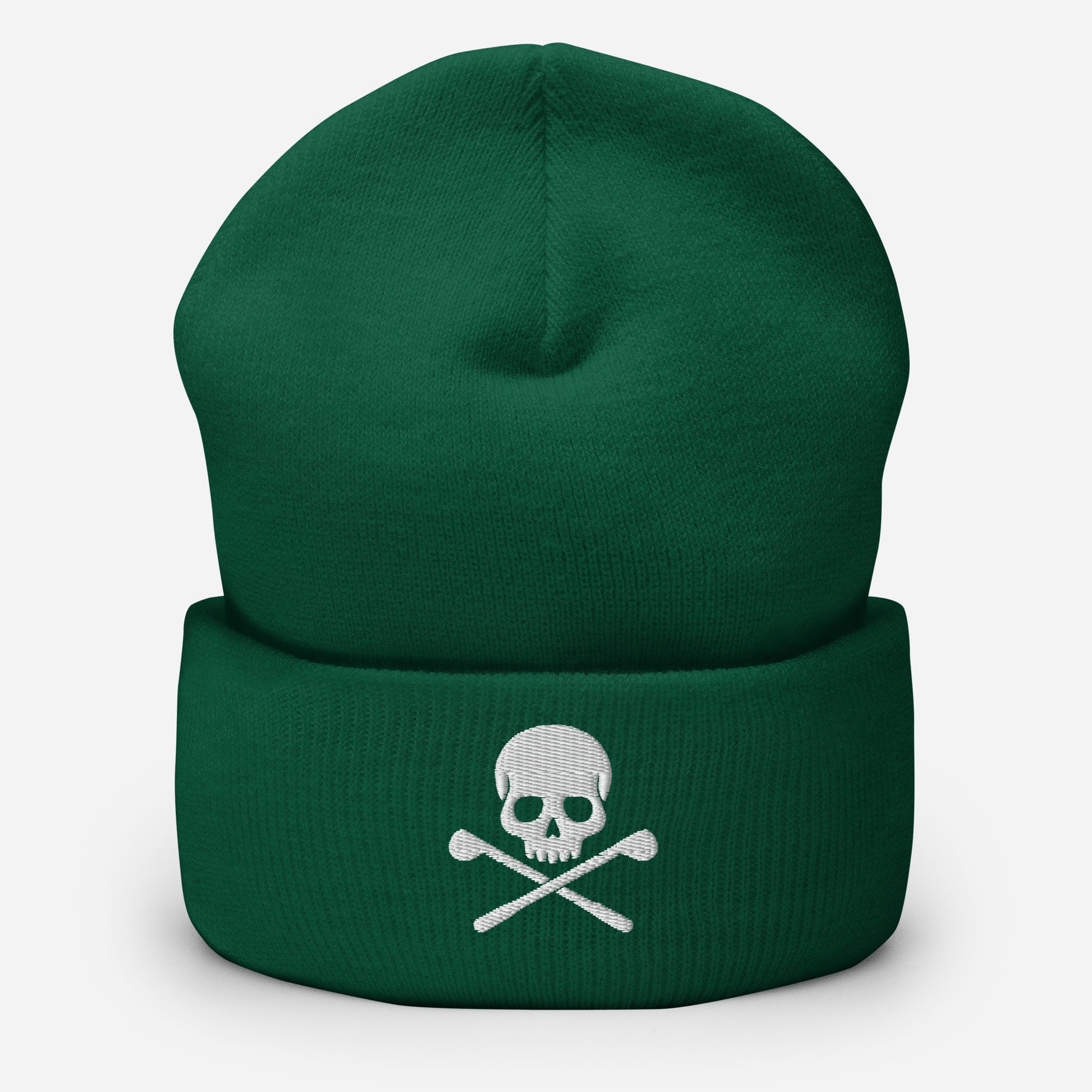 Bonnet brodé tête de mort blanche – Fairway Rebels - Fairway Rebels
