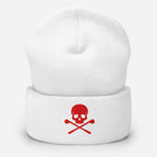 Bonnet brodé tête de mort rouge – Fairway Rebels - Fairway Rebels