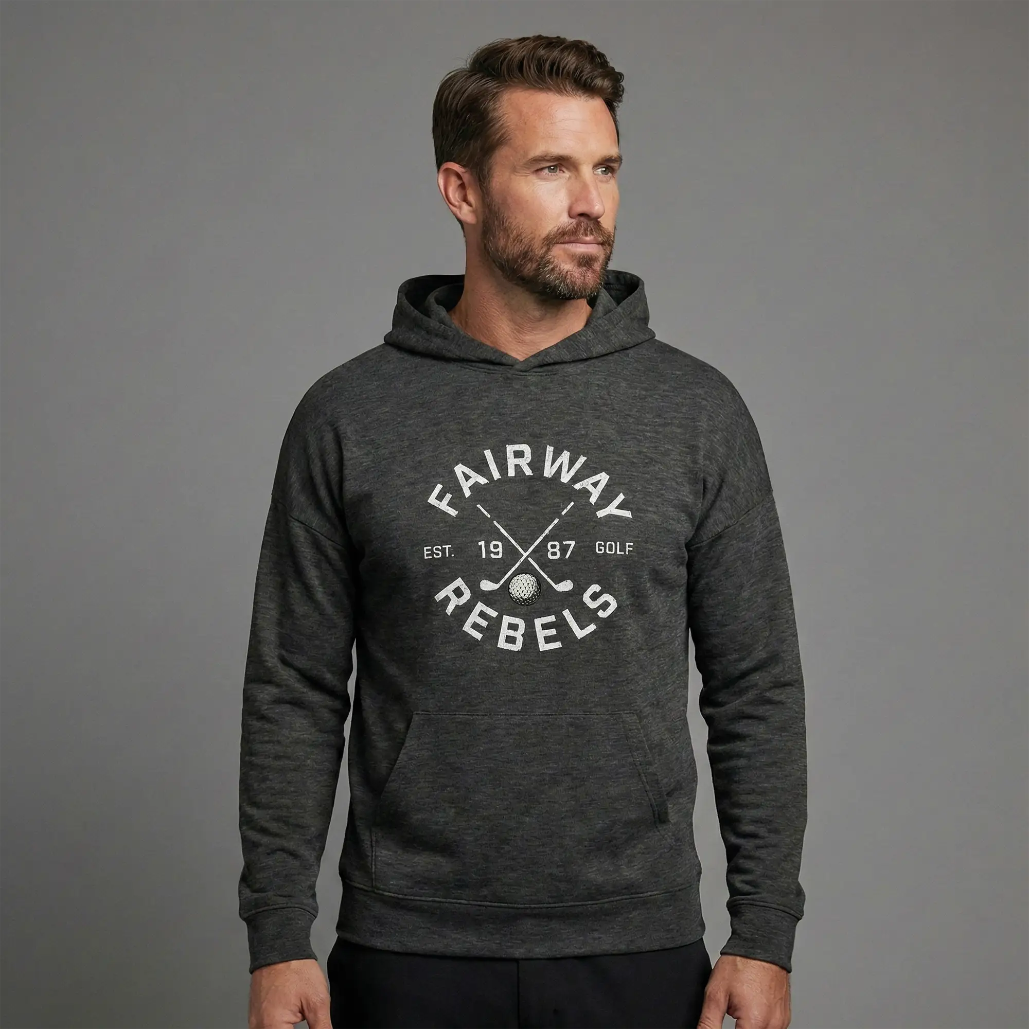 Men's technical golf sweatshirt 1987