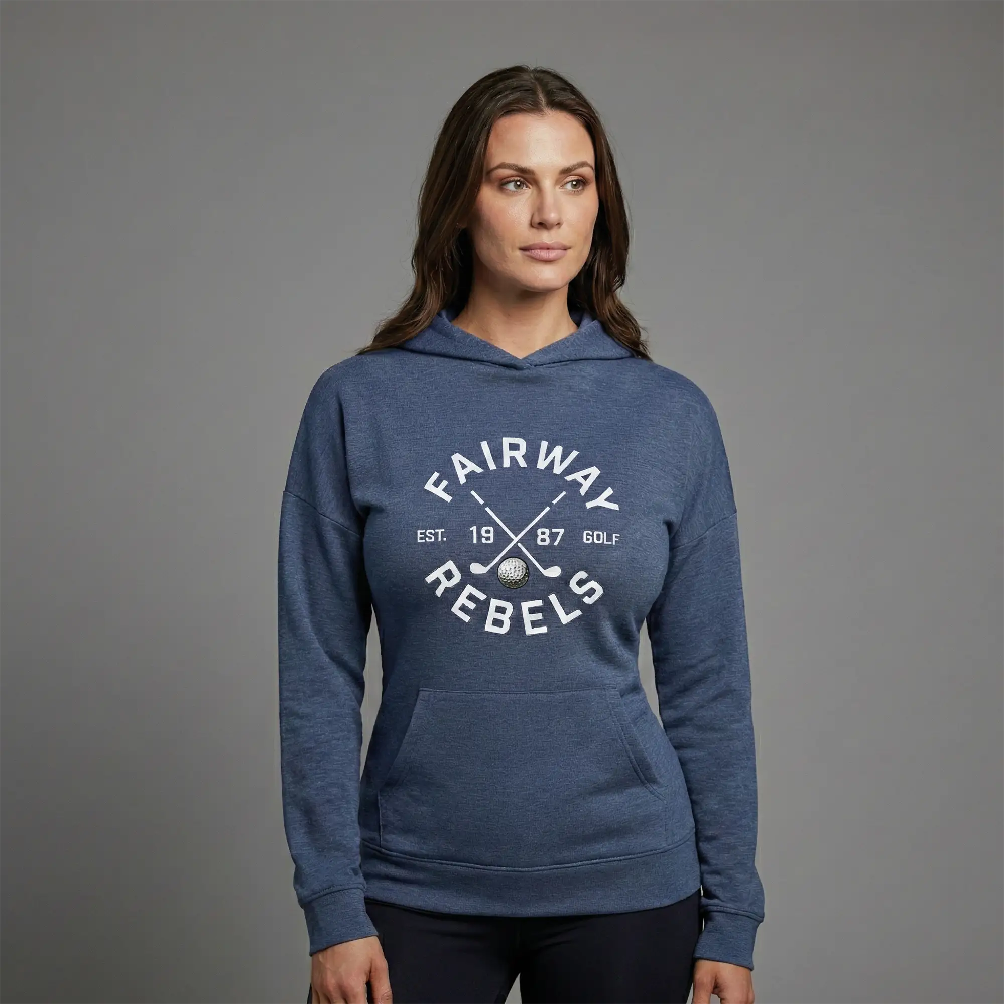 Hoodie golf femme technique 1987 - Fairway Rebels