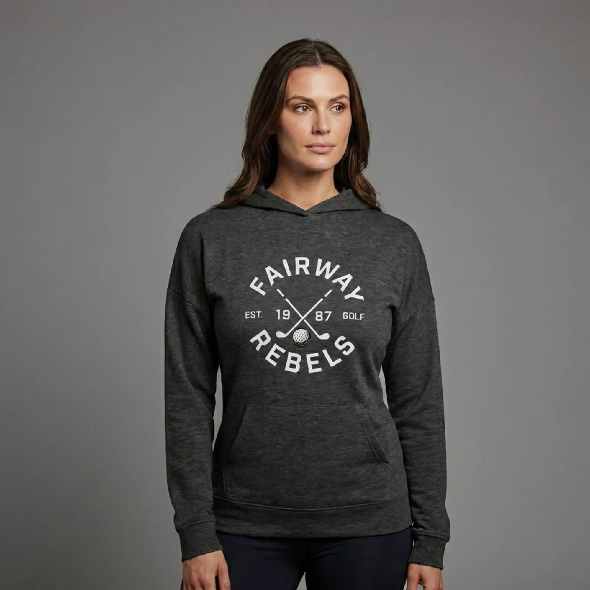 Hoodie golf femme technique 1987 - Fairway Rebels