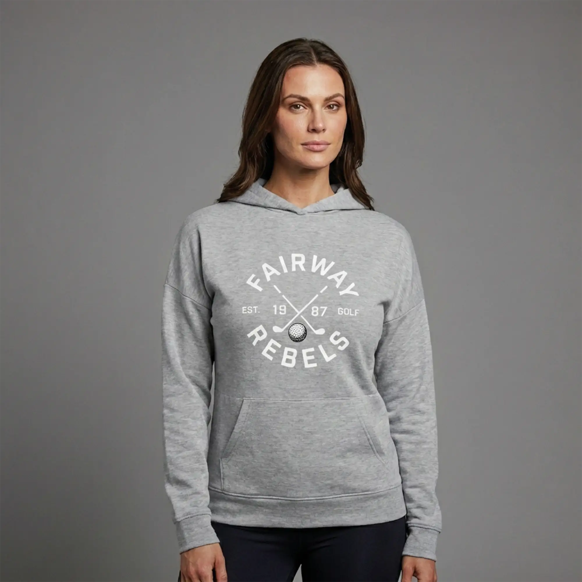 Hoodie golf femme technique 1987 - Fairway Rebels