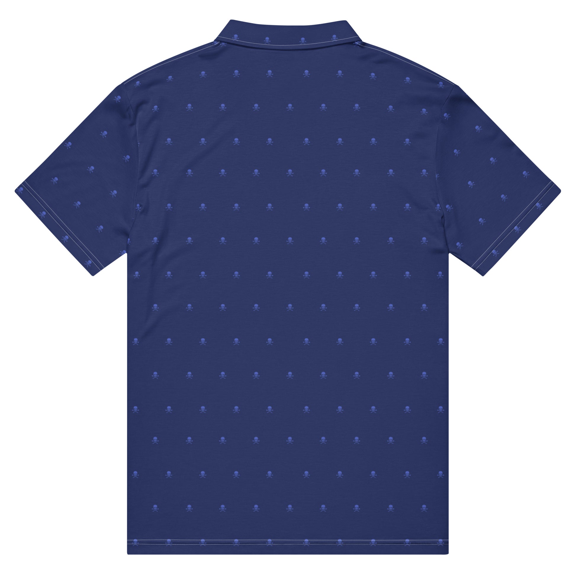 Polo Homme “Skull” Bleu Marine – Fairway Rebels - Fairway Rebels golf
