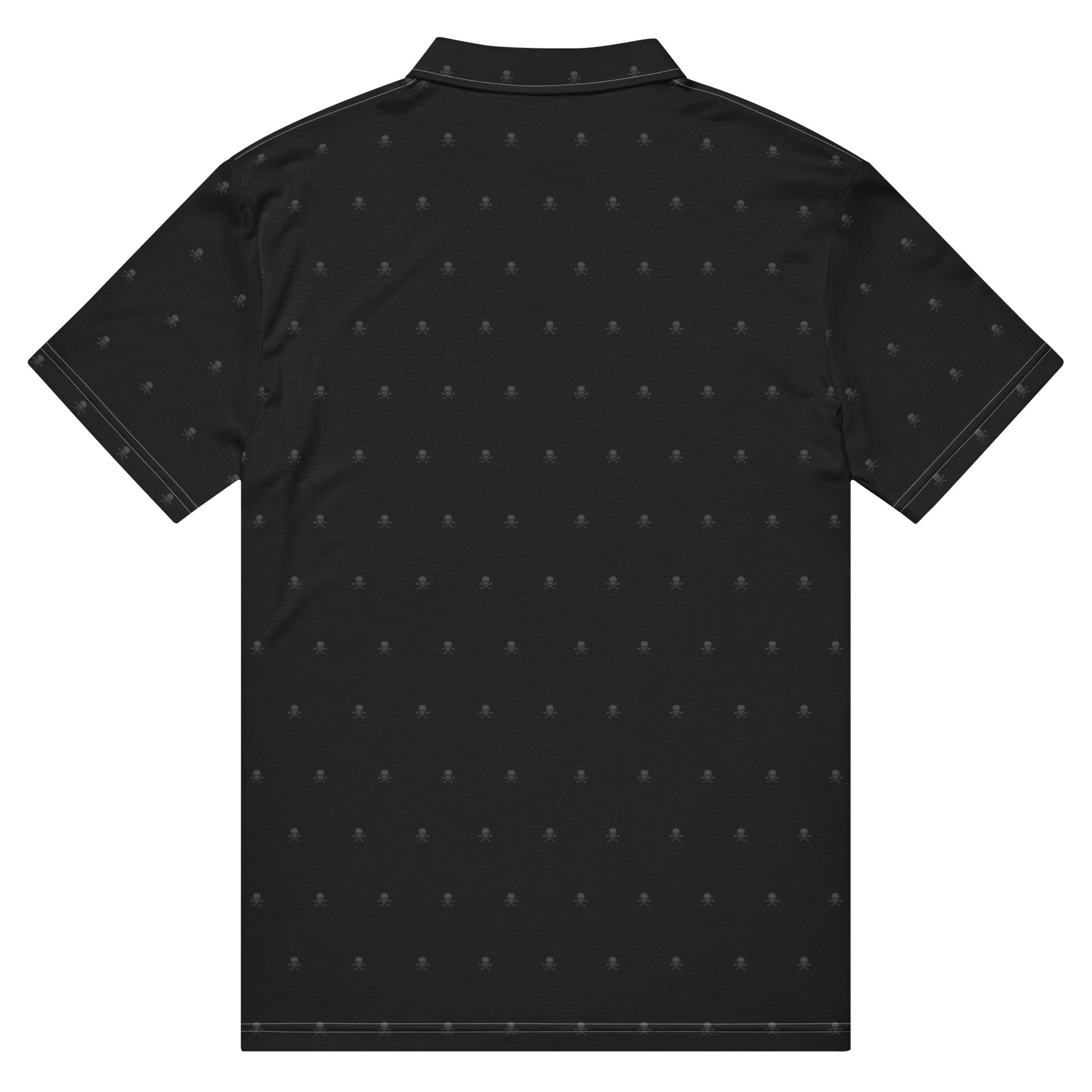 Polo Homme “Skull” Noir – Fairway Rebels - Fairway Rebels golf