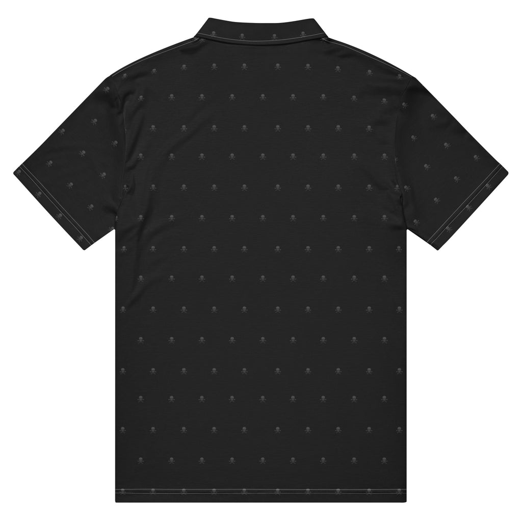 Polo Homme “Skull” Noir – Fairway Rebels - Fairway Rebels golf