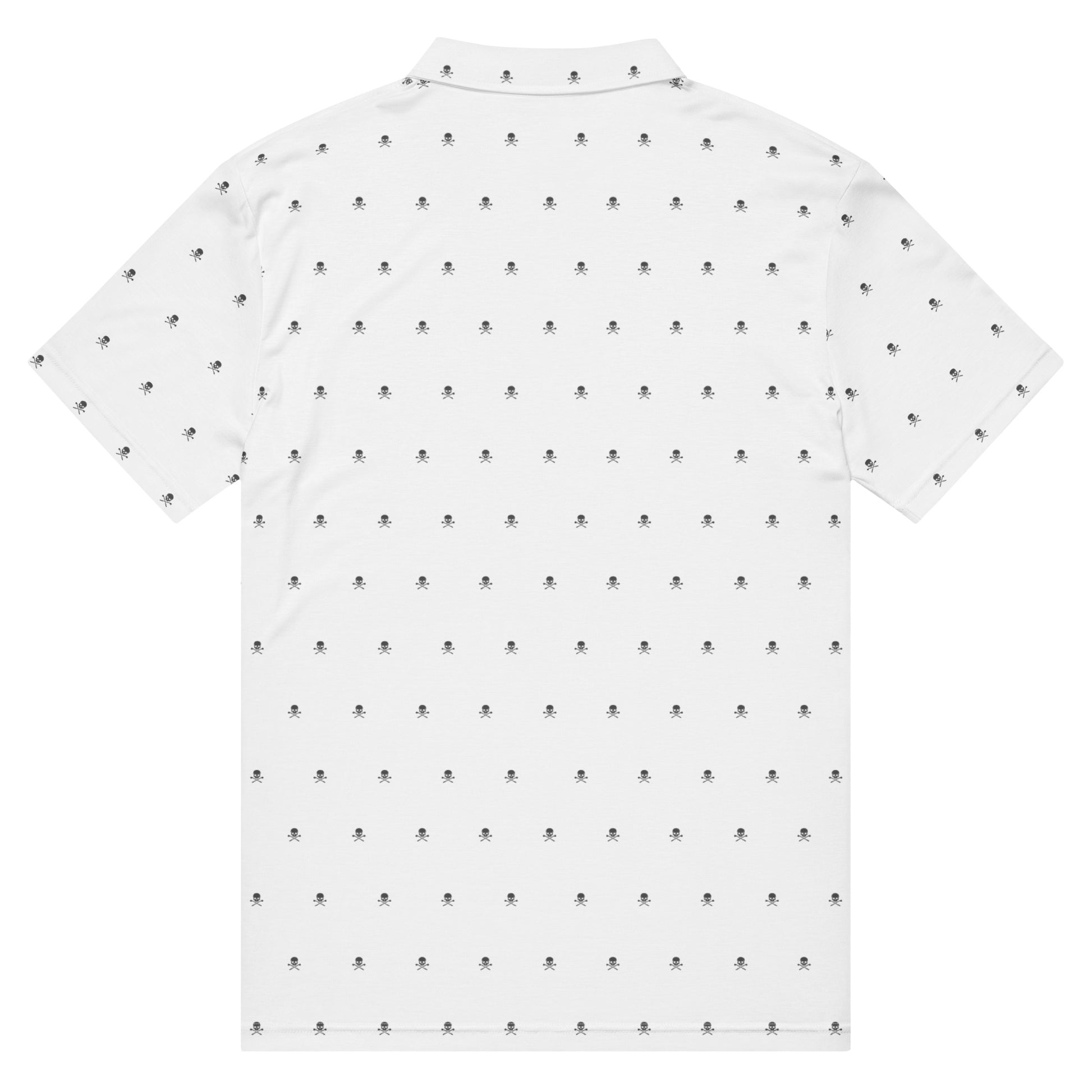 Polo Homme “Skull” Blanc – Fairway Rebels - Fairway Rebels golf