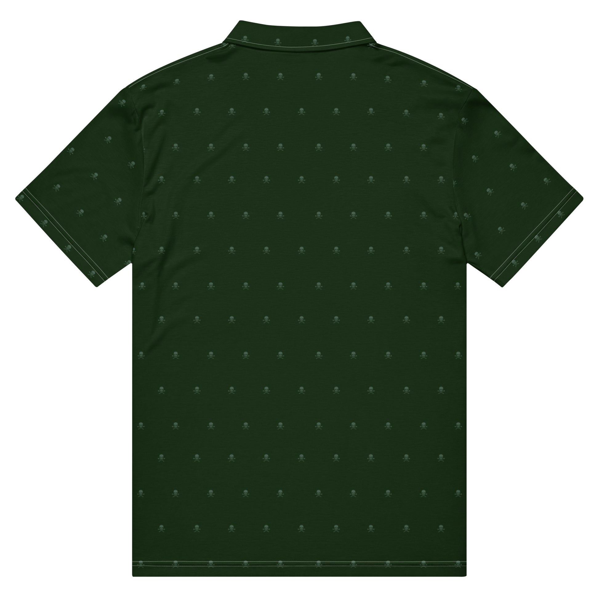 Polo Homme “Skull” Vert – Fairway Rebels - Fairway Rebels golf