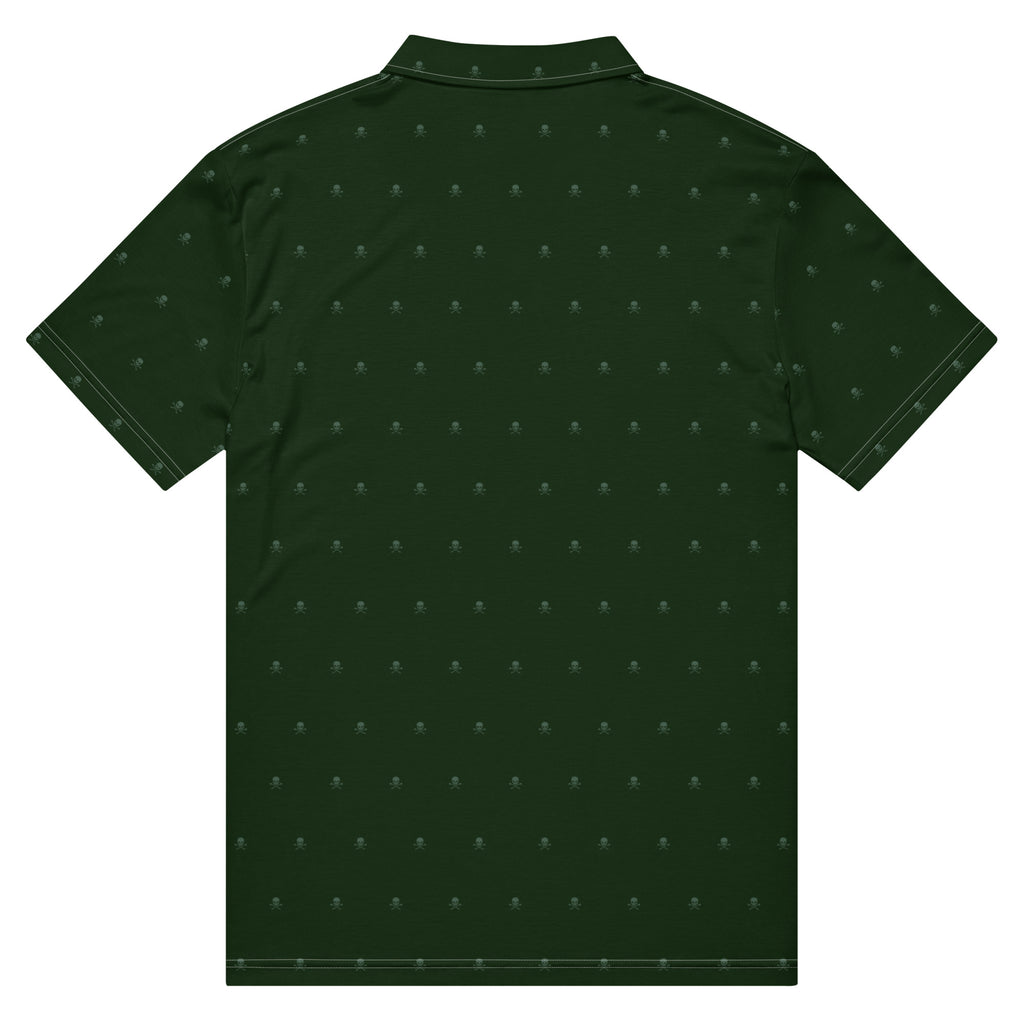 Polo Homme “Skull” Vert – Fairway Rebels - Fairway Rebels golf
