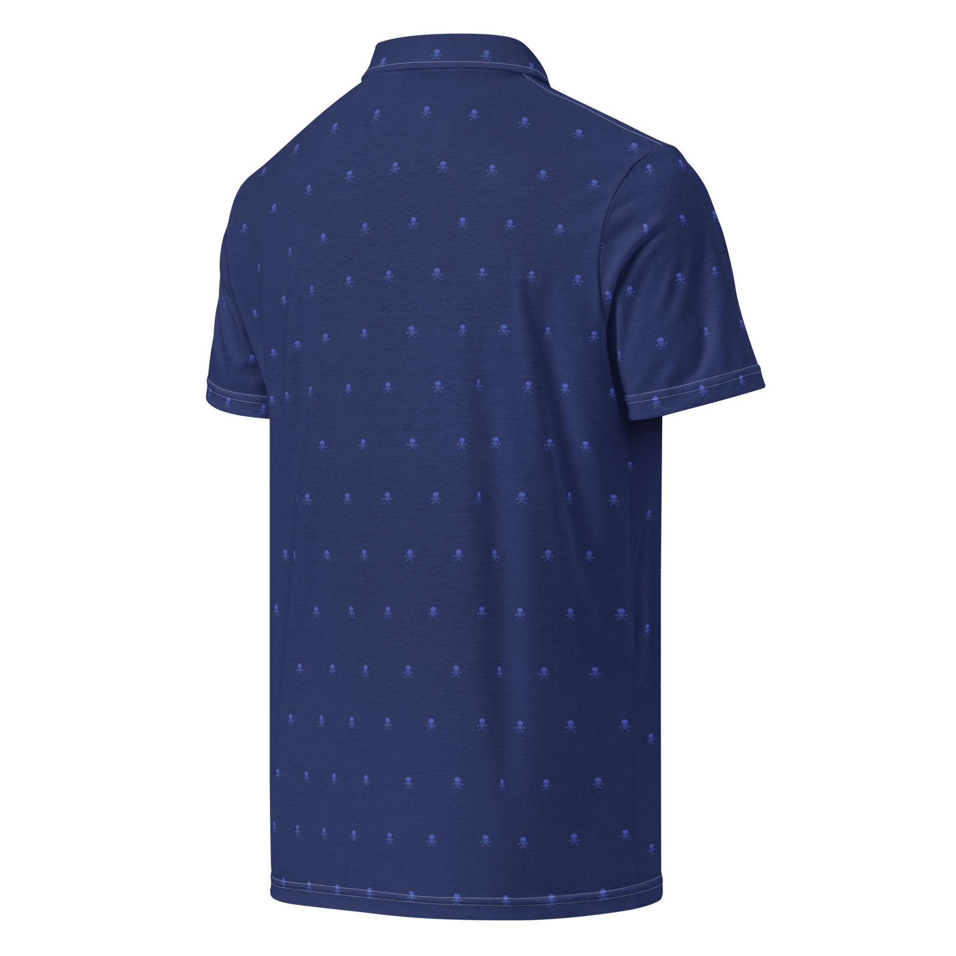 Polo Homme “Skull” Bleu Marine – Fairway Rebels - Fairway Rebels golf