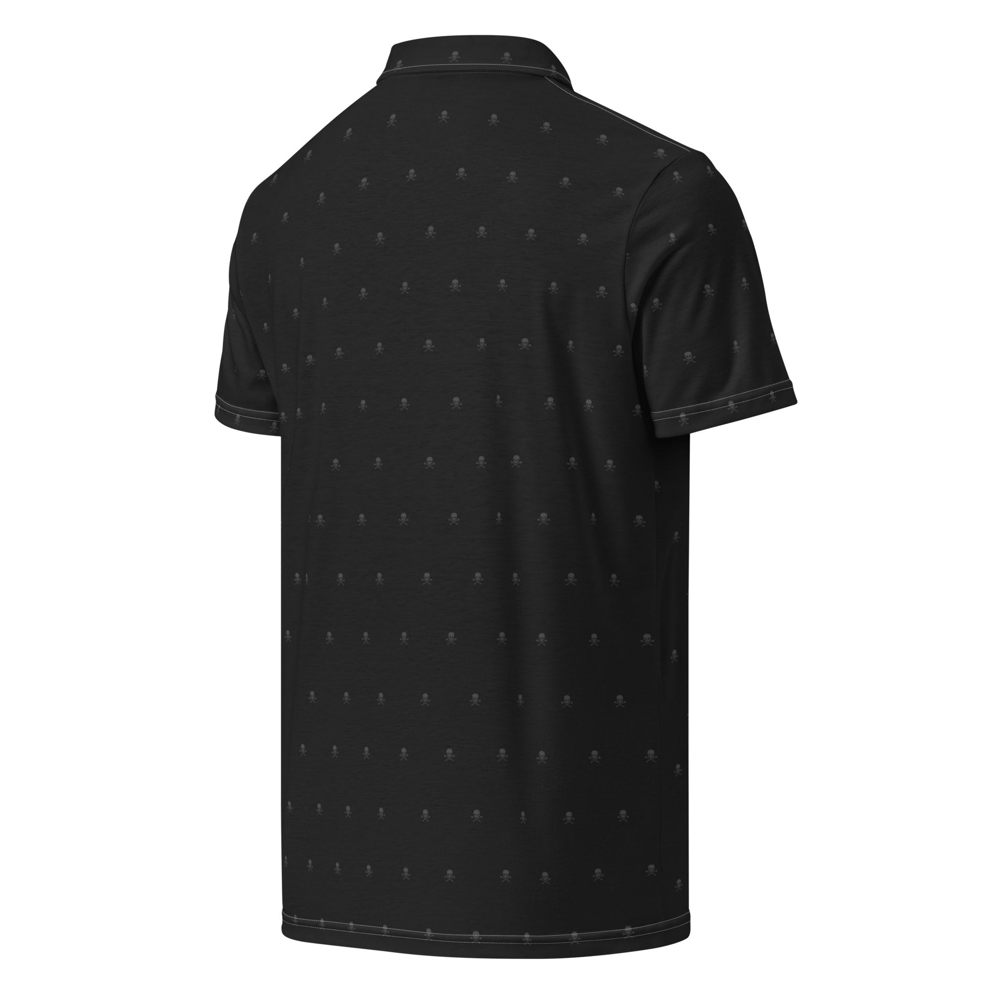 Polo Homme “Skull” Noir – Fairway Rebels - Fairway Rebels golf