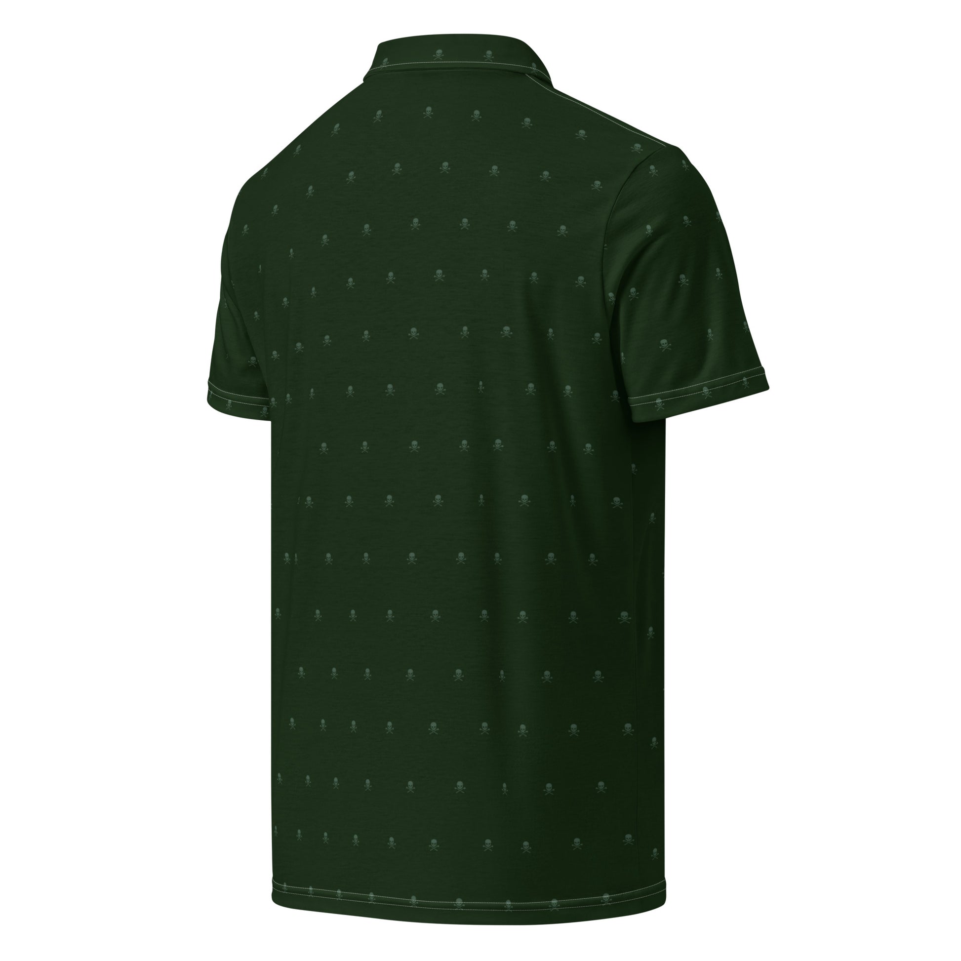 Polo Homme “Skull” Vert – Fairway Rebels - Fairway Rebels golf