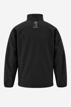 Veste de pluie noire garçon, logo au dos et col montant