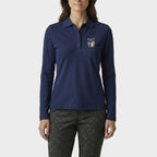 Polo golf femme Blason manches longues