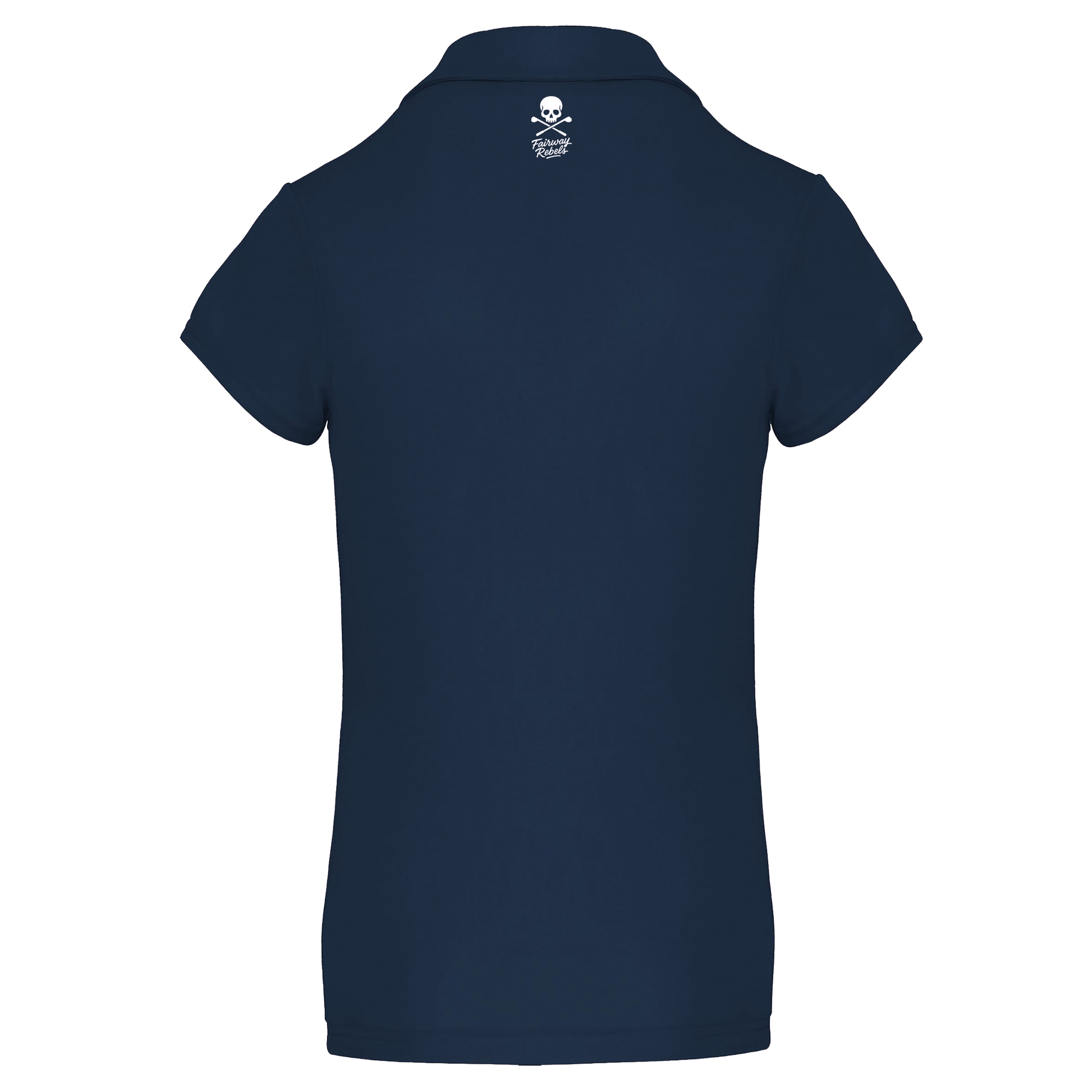 Polo Golf Technique Femme Skull Bleu Marine - Fairway Rebels golf