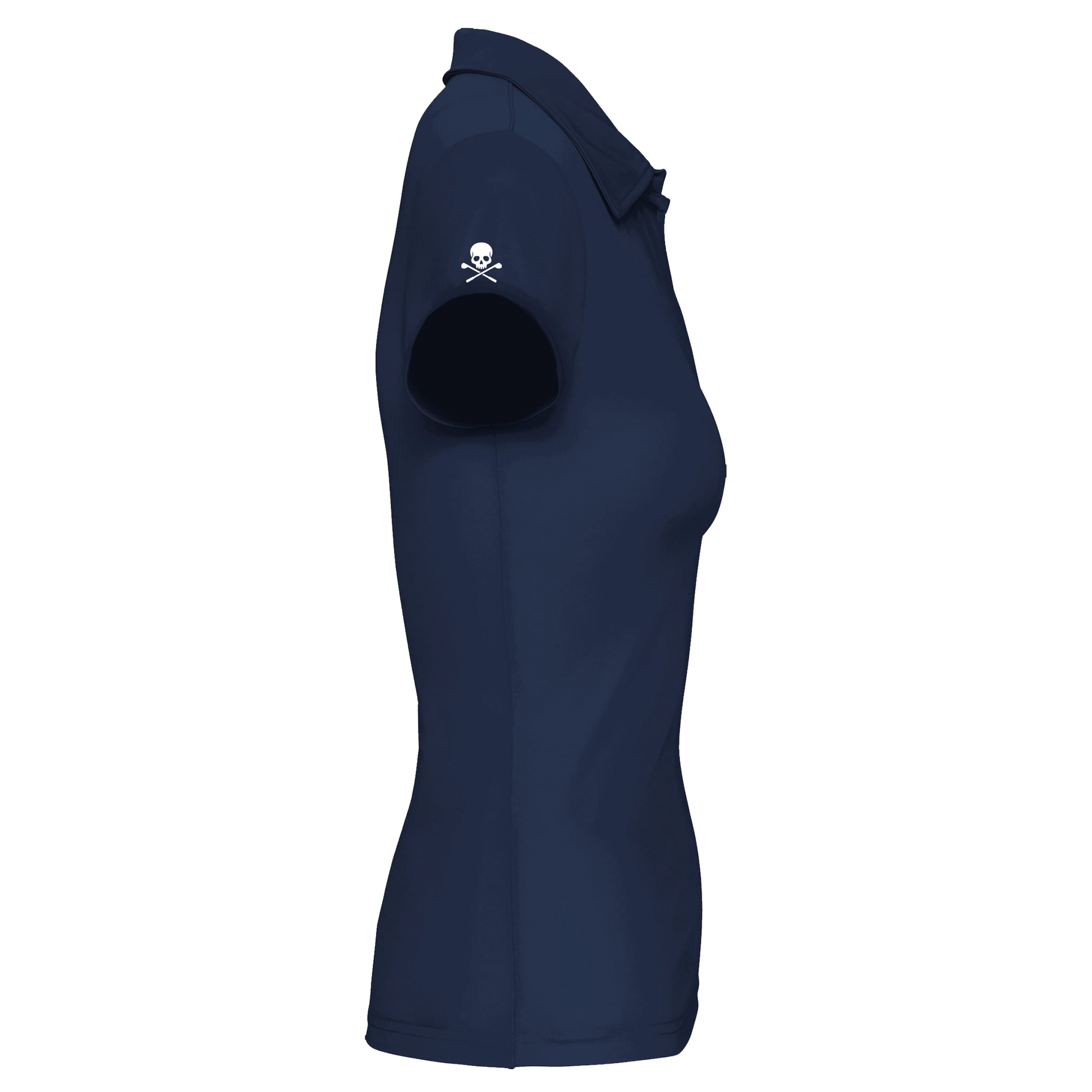 Polo Golf Technique Femme Skull Bleu Marine - Fairway Rebels golf