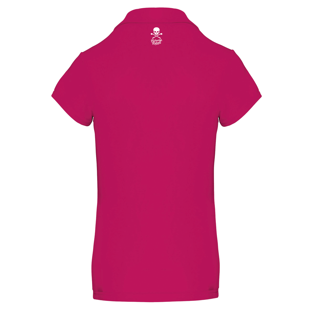 Polo Golf Technique Femme Skull Fushia - Fairway Rebels golf
