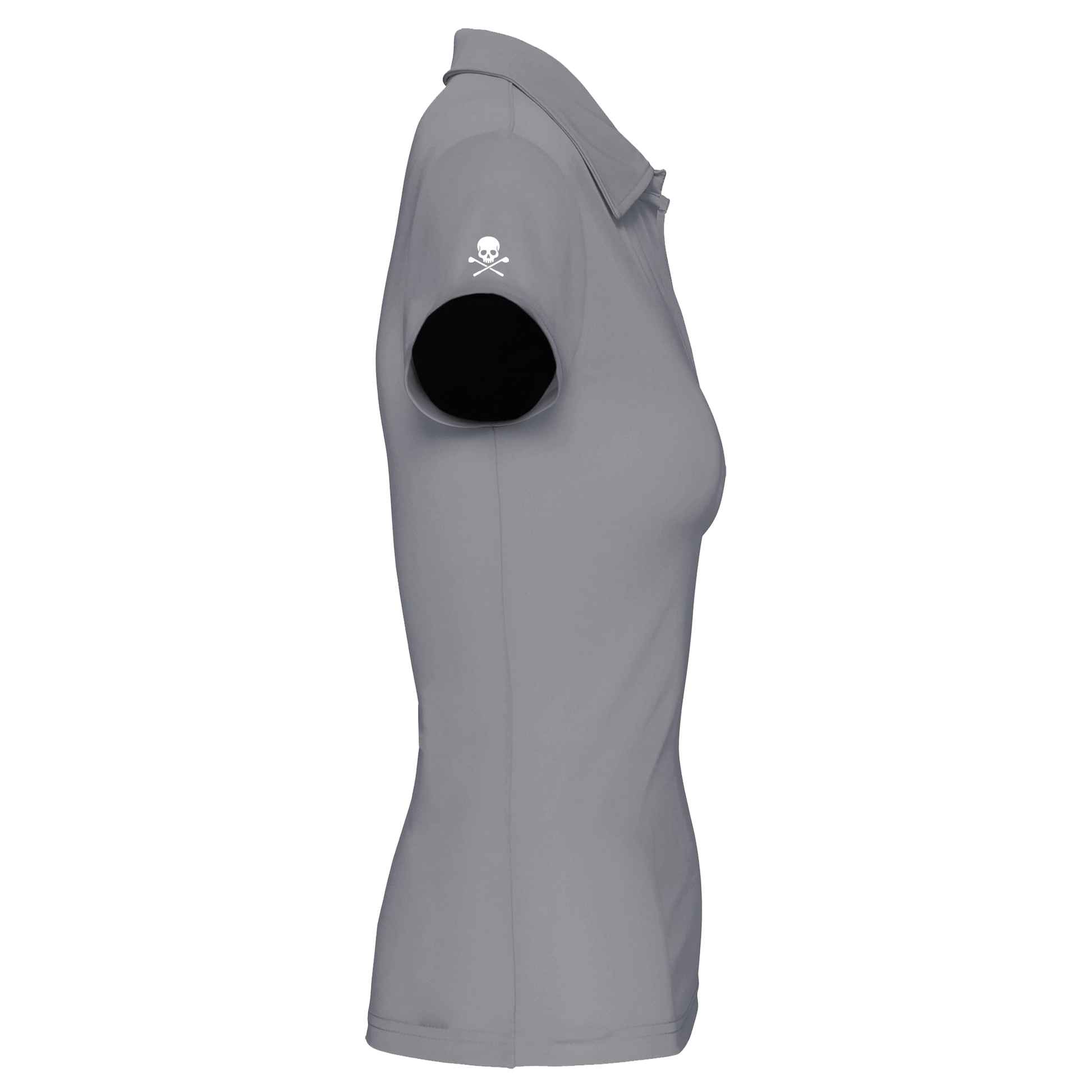 Polo Golf Technique Femme Skull Gris - Fairway Rebels golf