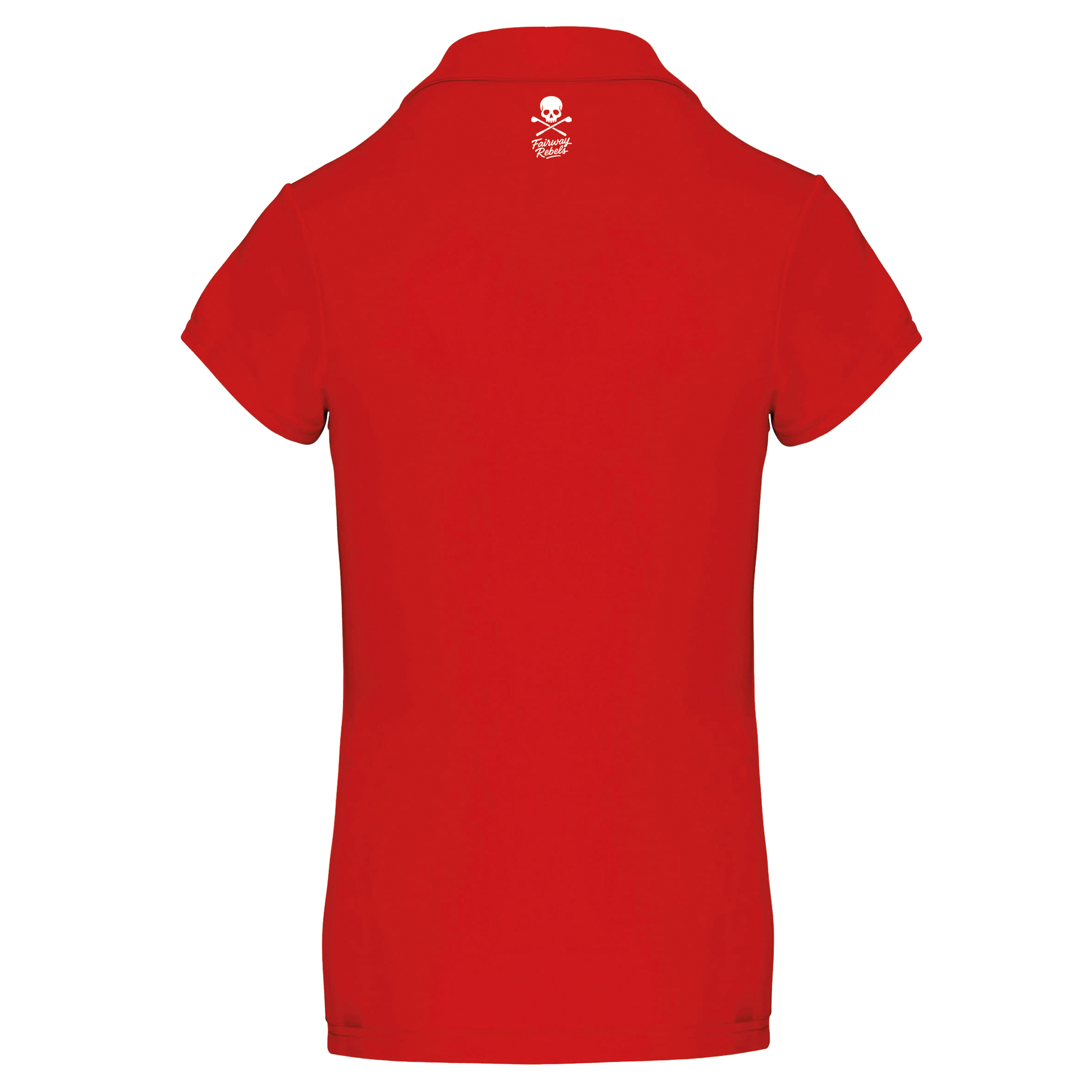 Polo Golf Technique Femme Skull Rouge - Fairway Rebels golf