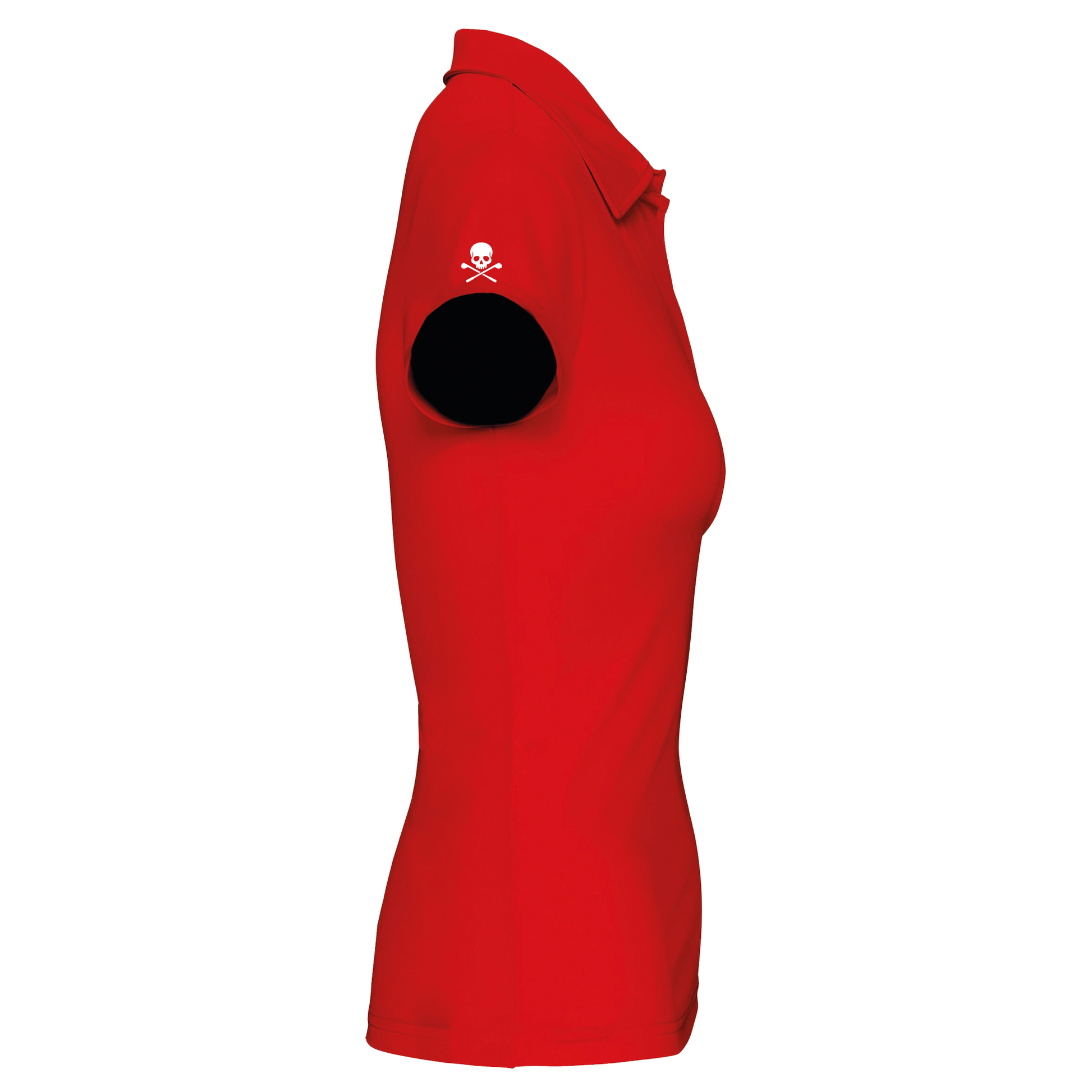 Polo Golf Technique Femme Skull Rouge - Fairway Rebels golf