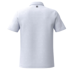 Polo Golf homme blanc 1/4 zip