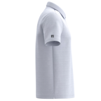 Polo Golf homme blanc 1/4 zip