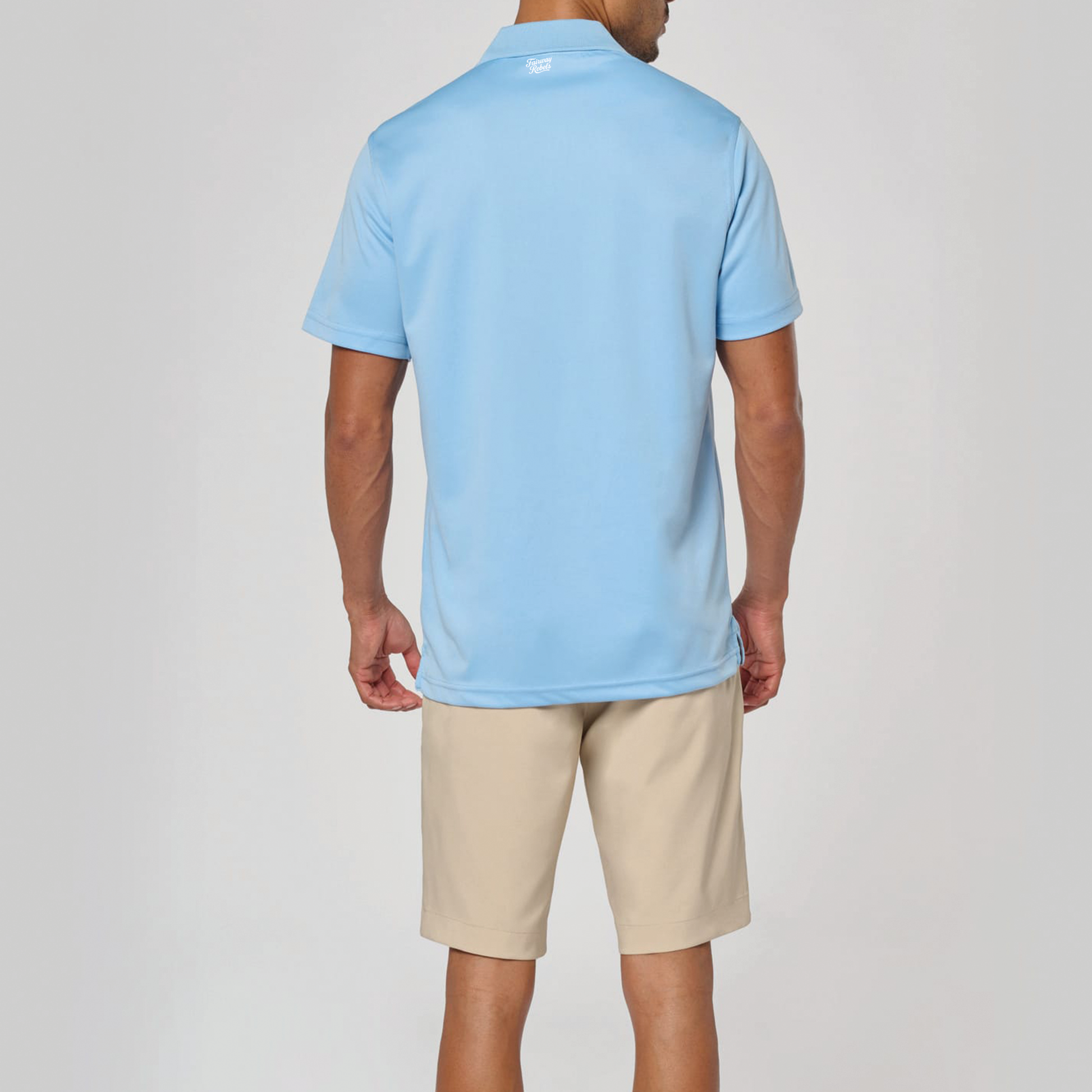 Polo golf Homme Technique The Two Bleu