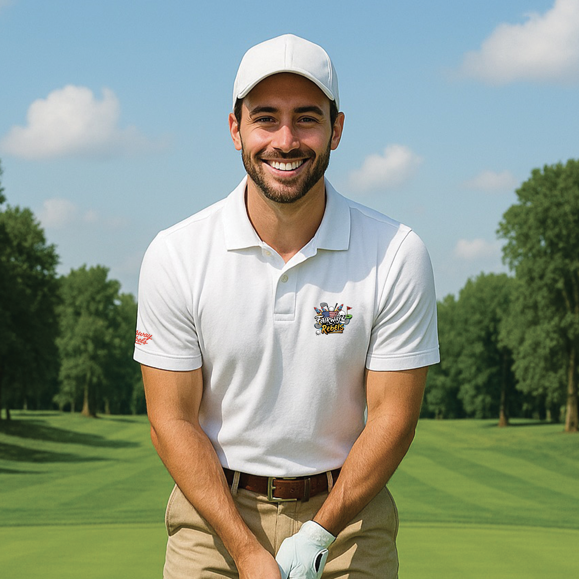 Polo Golf Homme Army - Fairway Rebels golf