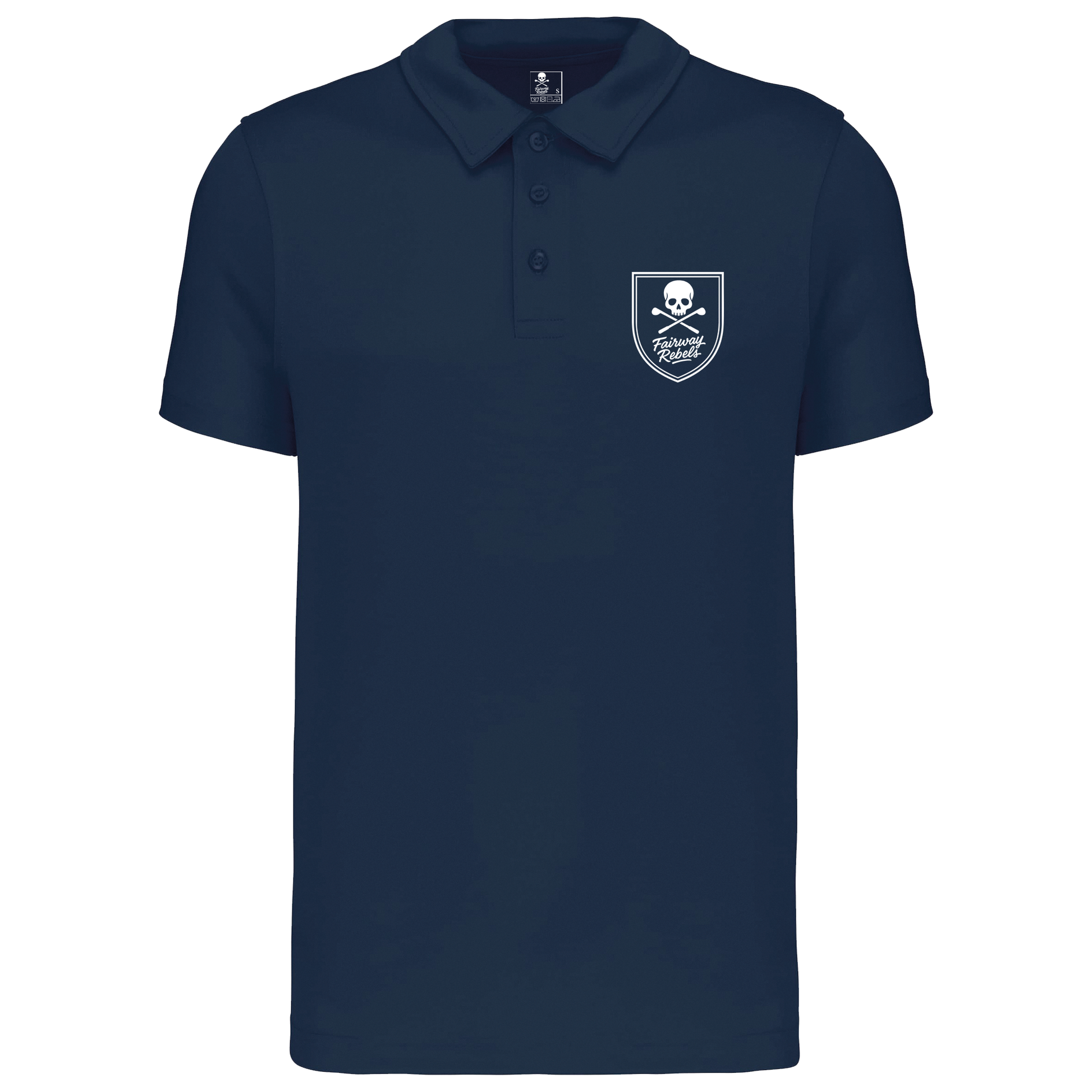 Polo Golf Homme Technique Bleu Marine Fairway Rebels - Fairway Rebels golf