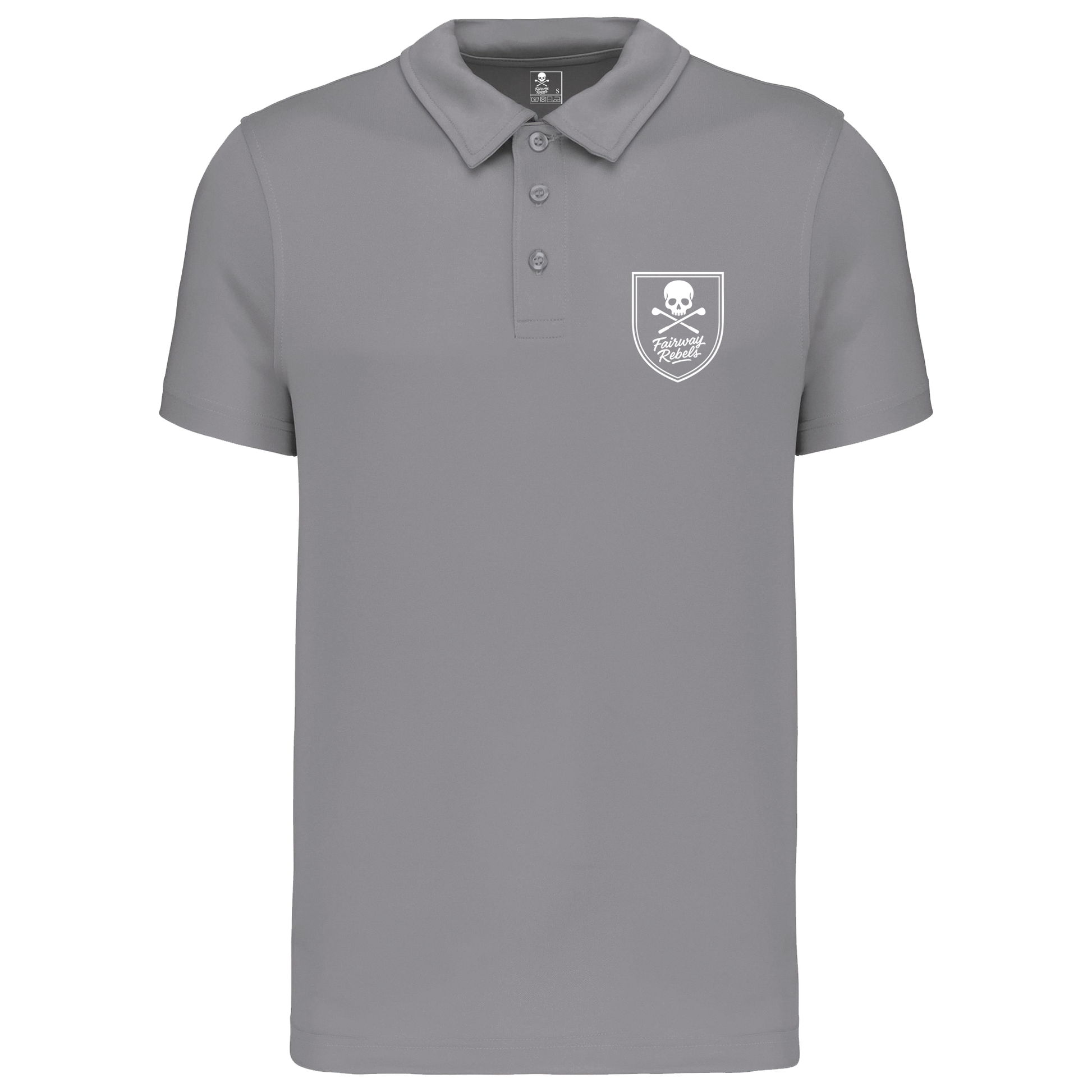 Polo Golf Homme Technique Gris Fairway Rebels - Fairway Rebels golf