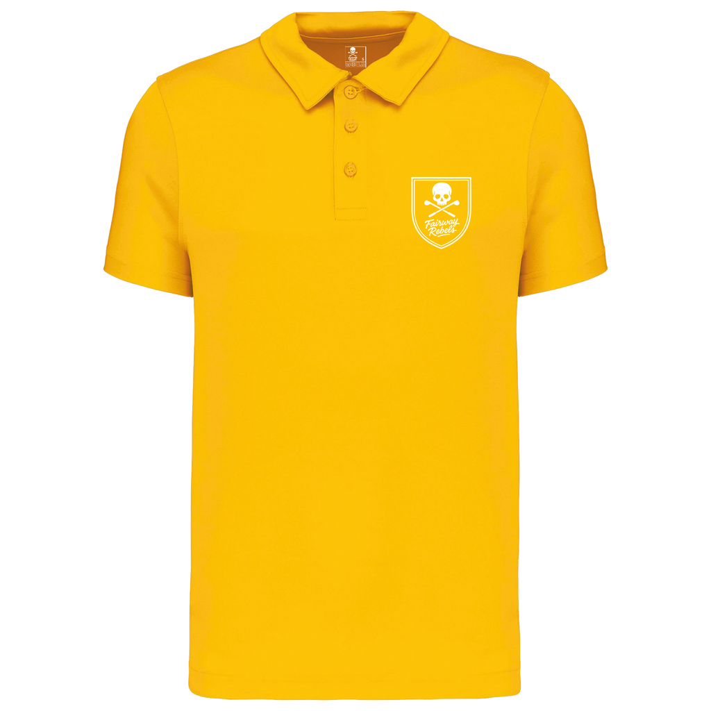 Polo Golf Homme Technique Jaune Fairway Rebels - Fairway Rebels golf
