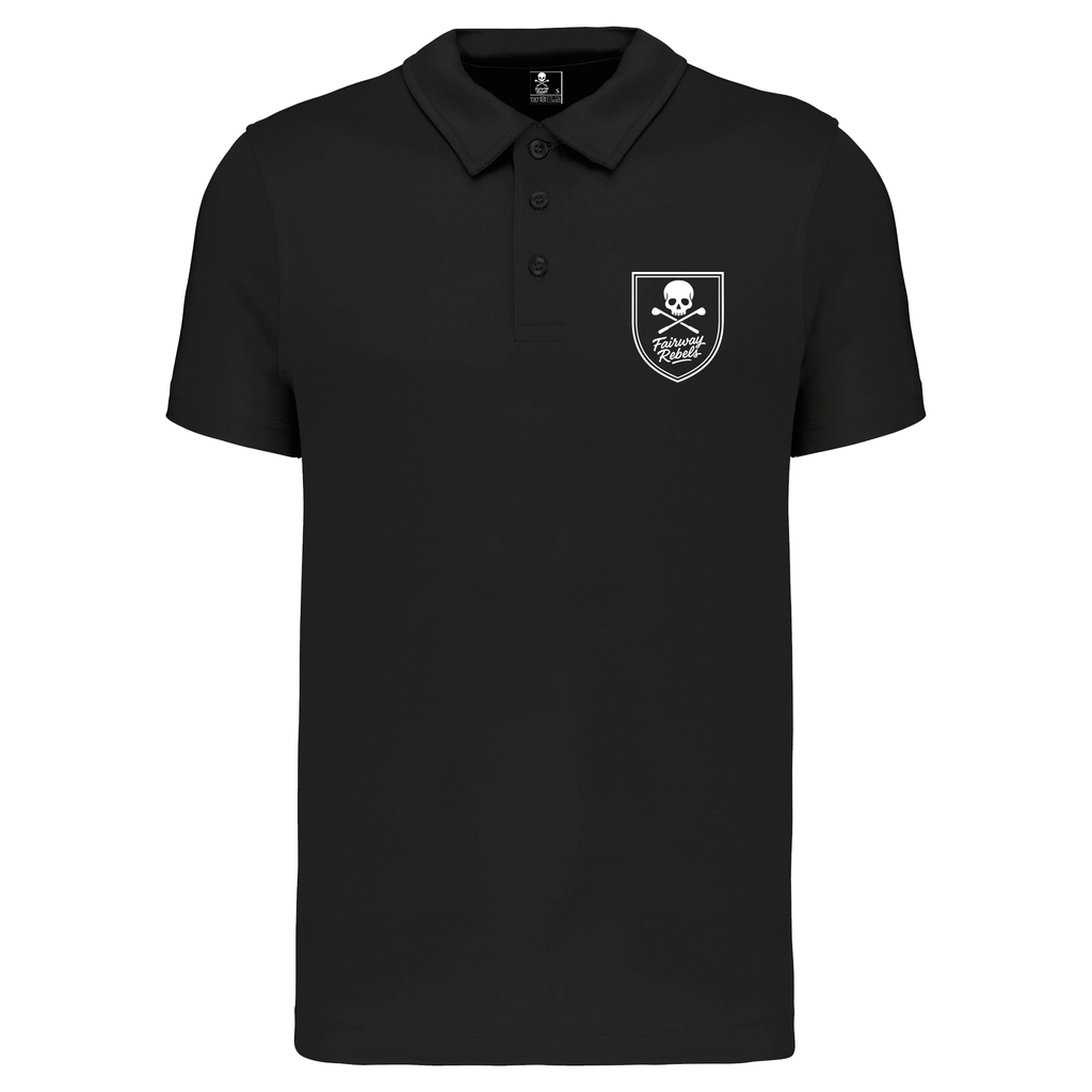 Polo Golf Homme Technique Noir Fairway Rebels - Fairway Rebels golf