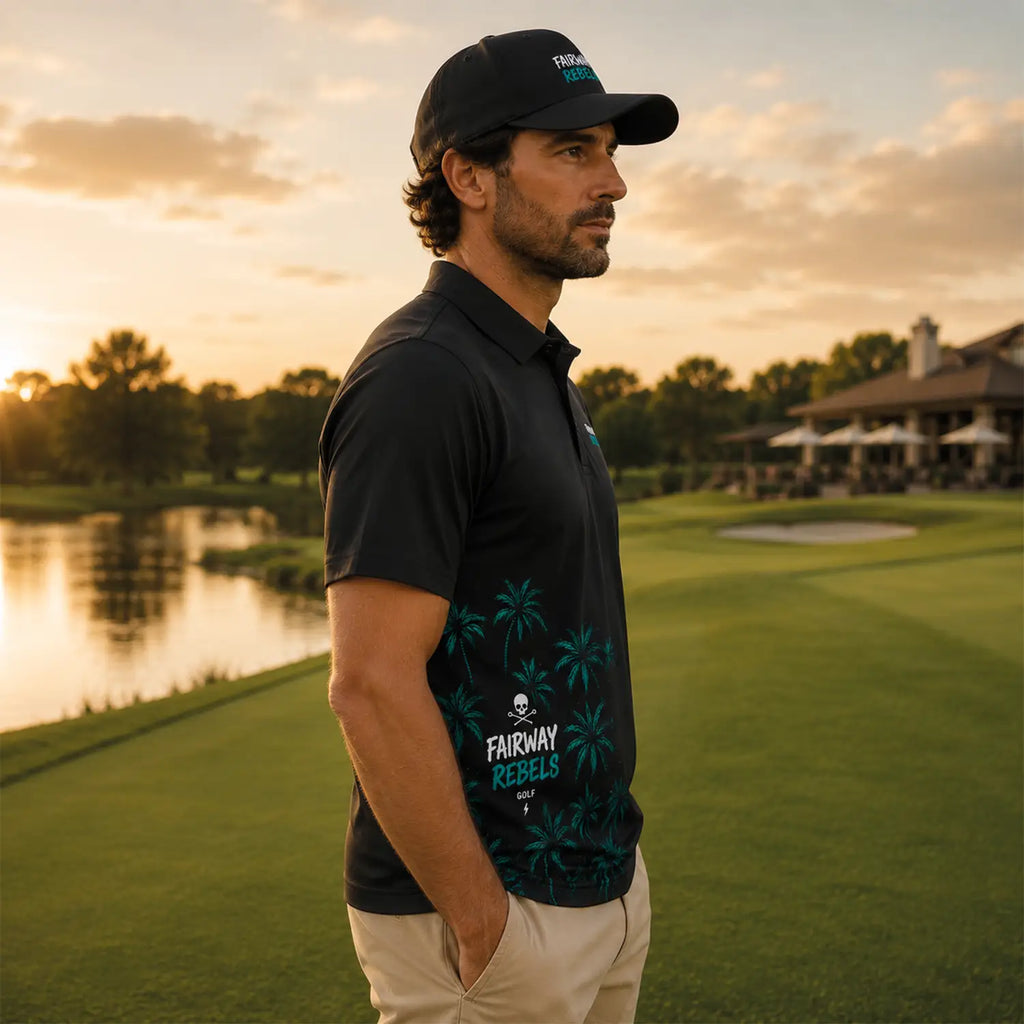 Polo Golf Technique Édition Palm - Vêtement et accessoire de golf Fairway Rebels