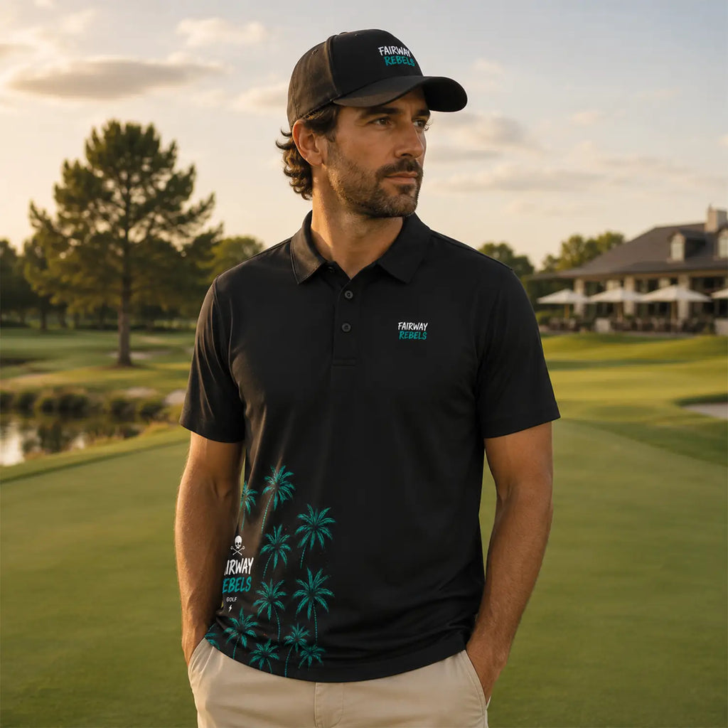 Polo Golf Technique Édition Palm - Vêtement et accessoire de golf Fairway Rebels