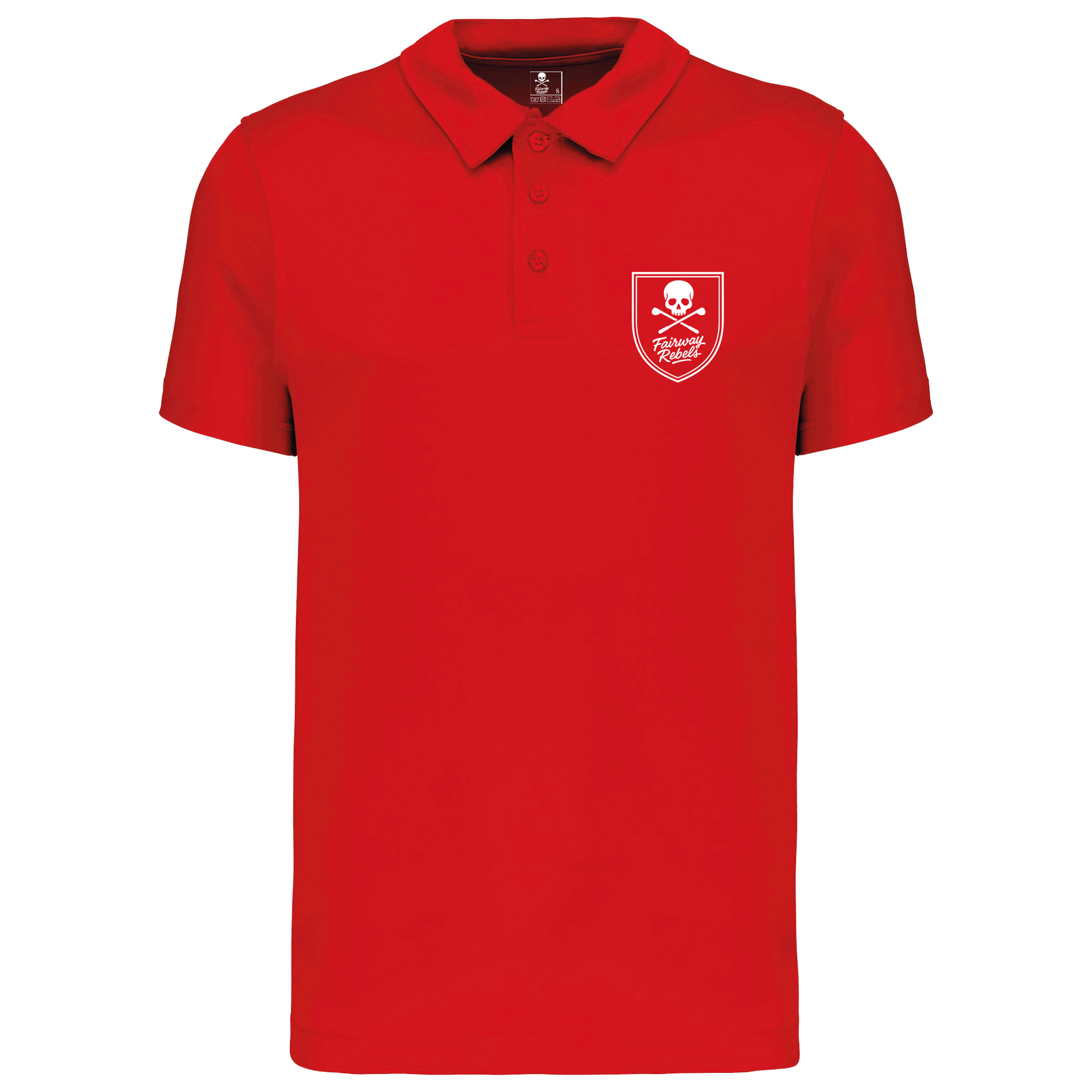 Polo Golf Homme Technique Rouge Fairway Rebels - Fairway Rebels golf