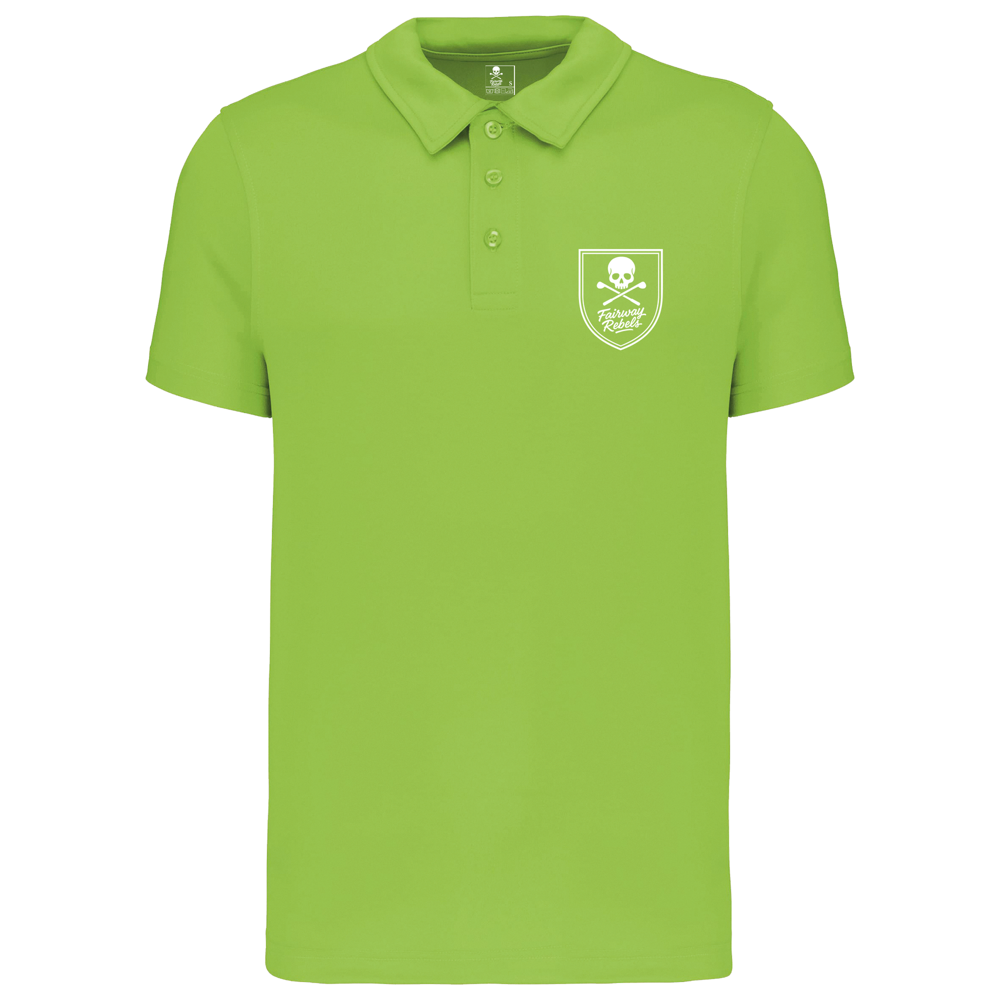 Polo Golf Homme Technique Vert Fairway Rebels - Fairway Rebels golf