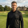 Pull golf homme noir