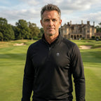 Pull golf homme noir