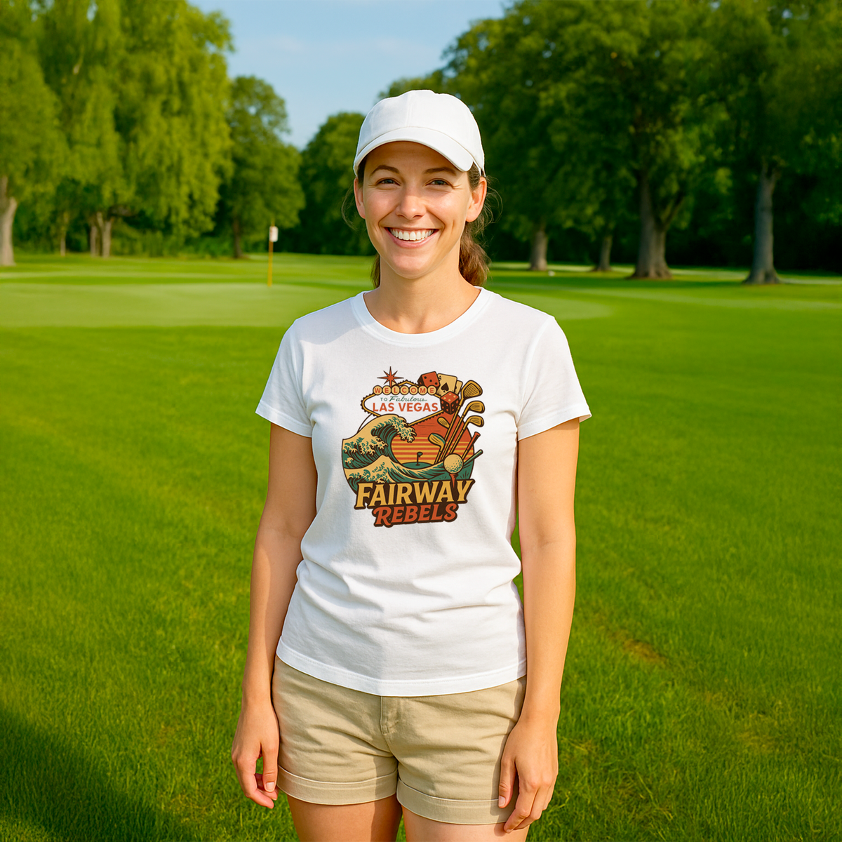 T-shirt unisexe Las Vegas Fairway rebels - Fairway Rebels golf