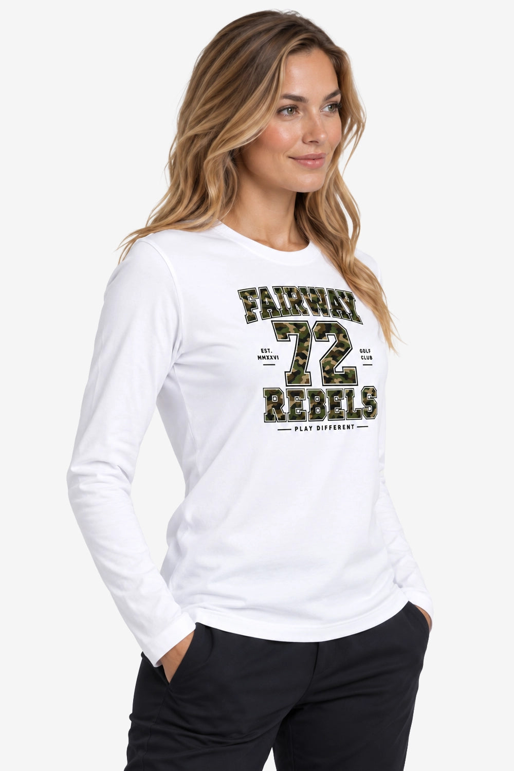 T-shirt Golf Femme Manches longues 72