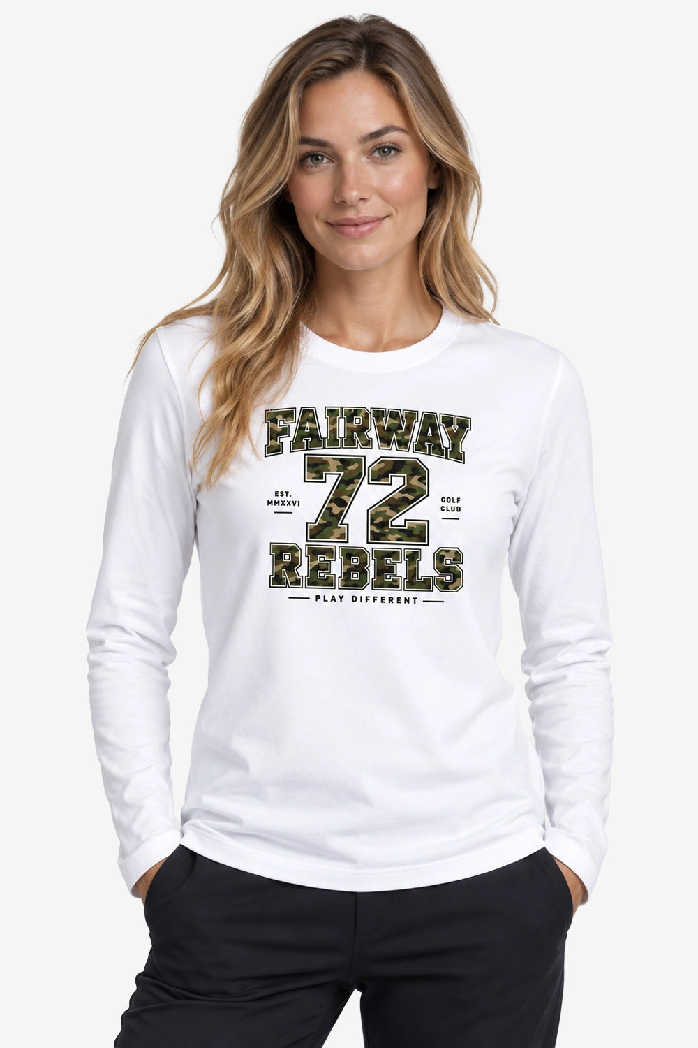 T-shirt Golf Femme Manches longues 72