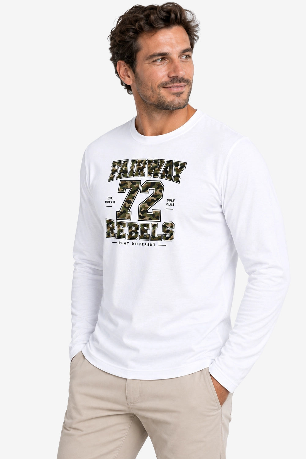 T-shirt Golf homme Manches longues 72