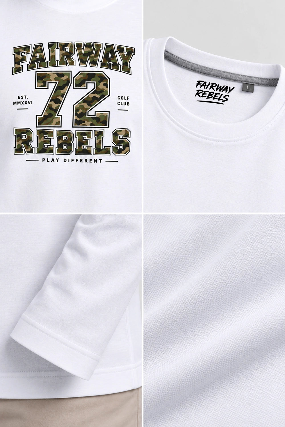 T-shirt Golf homme Manches longues 72