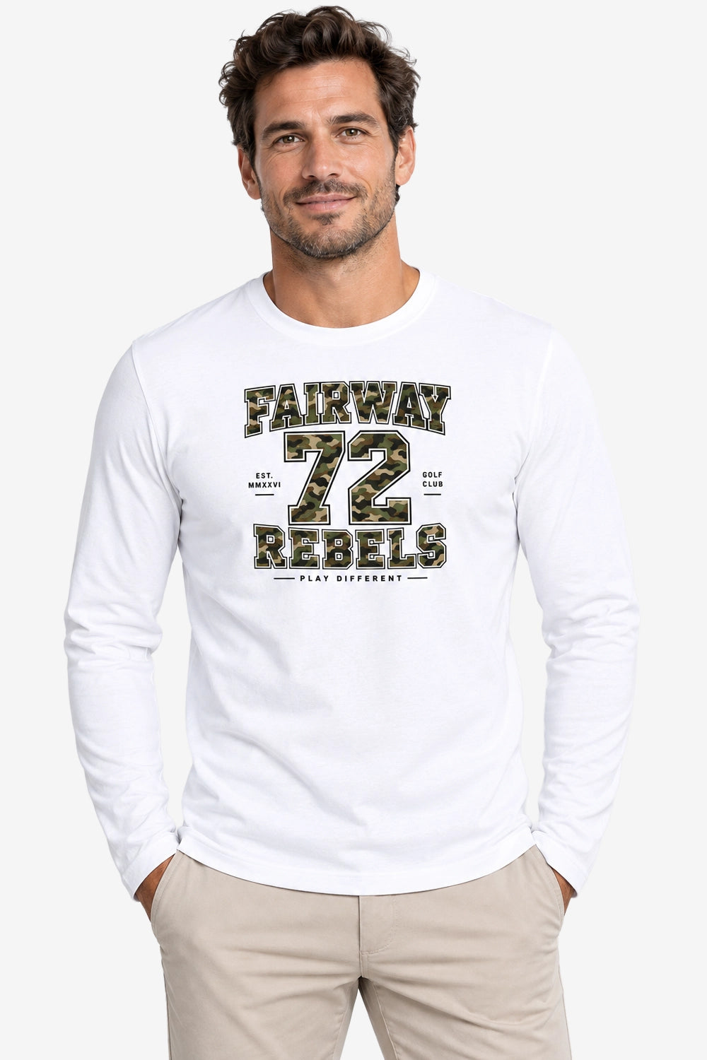 T-shirt Golf homme Manches longues 72